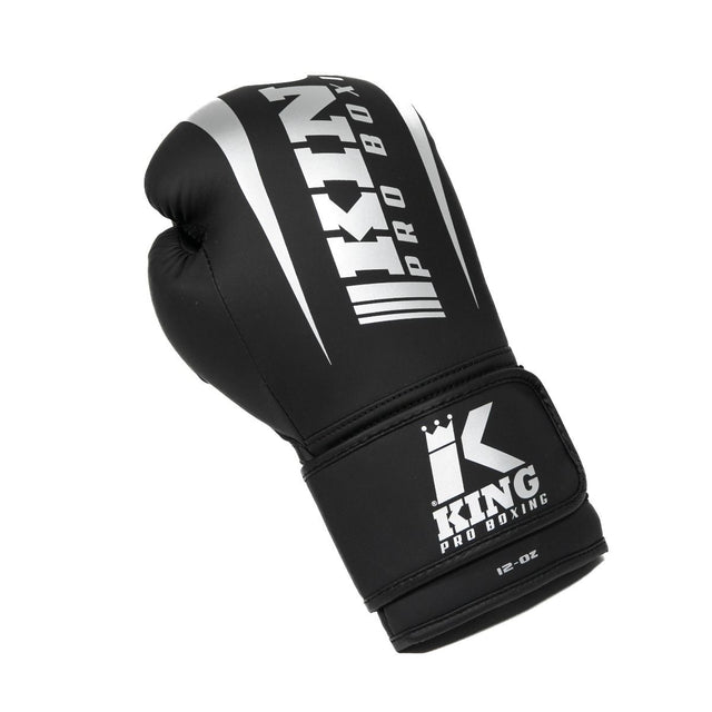 King Pro Boxing Boxhandschuhe Revo – Schwarz/Silber