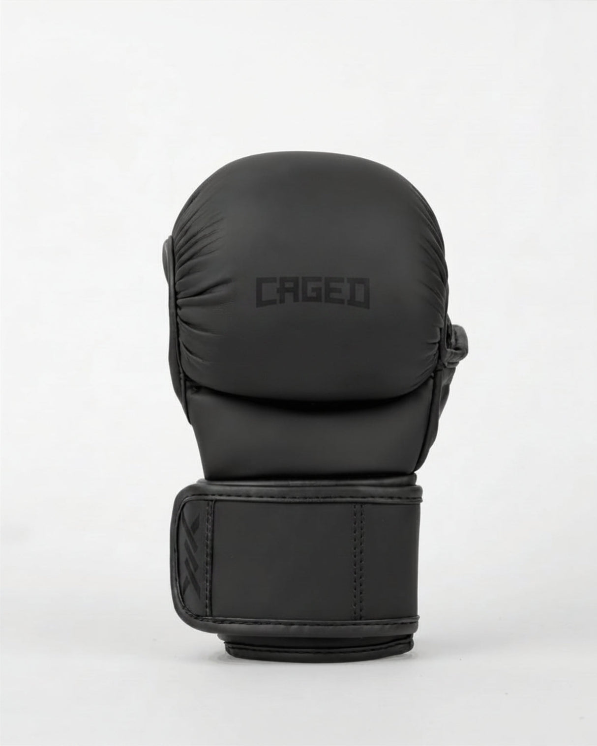 Caged MMA-Sparringhandschuhe Shadow - Mattschwarz
