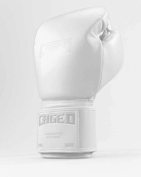 Caged Boxhandschuhe 'X' Series - Weiss/Weiss