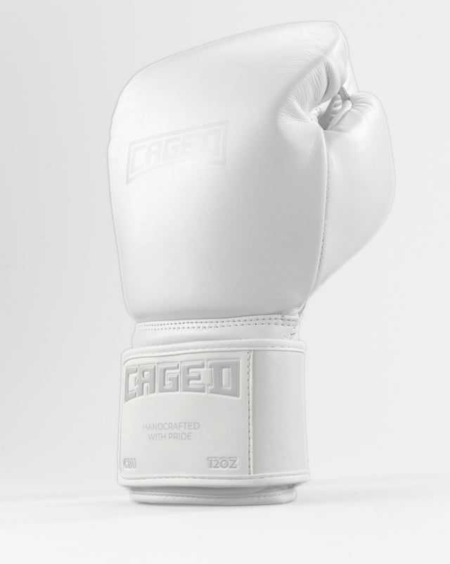 Caged Boxhandschuhe 'X' Series - Weiss/Weiss