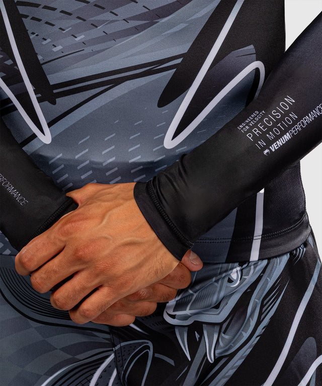 Venum Rashguard Crimson Viper 2.0 Langarm - Schwarz/Grau