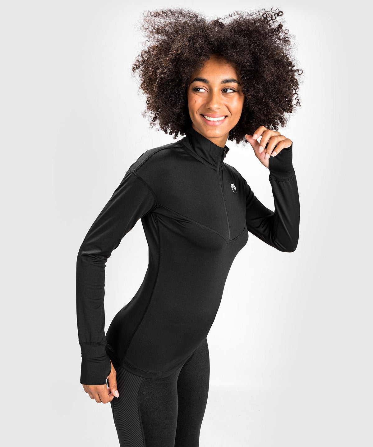 Venum Langarmshirt Essential - Schwarz