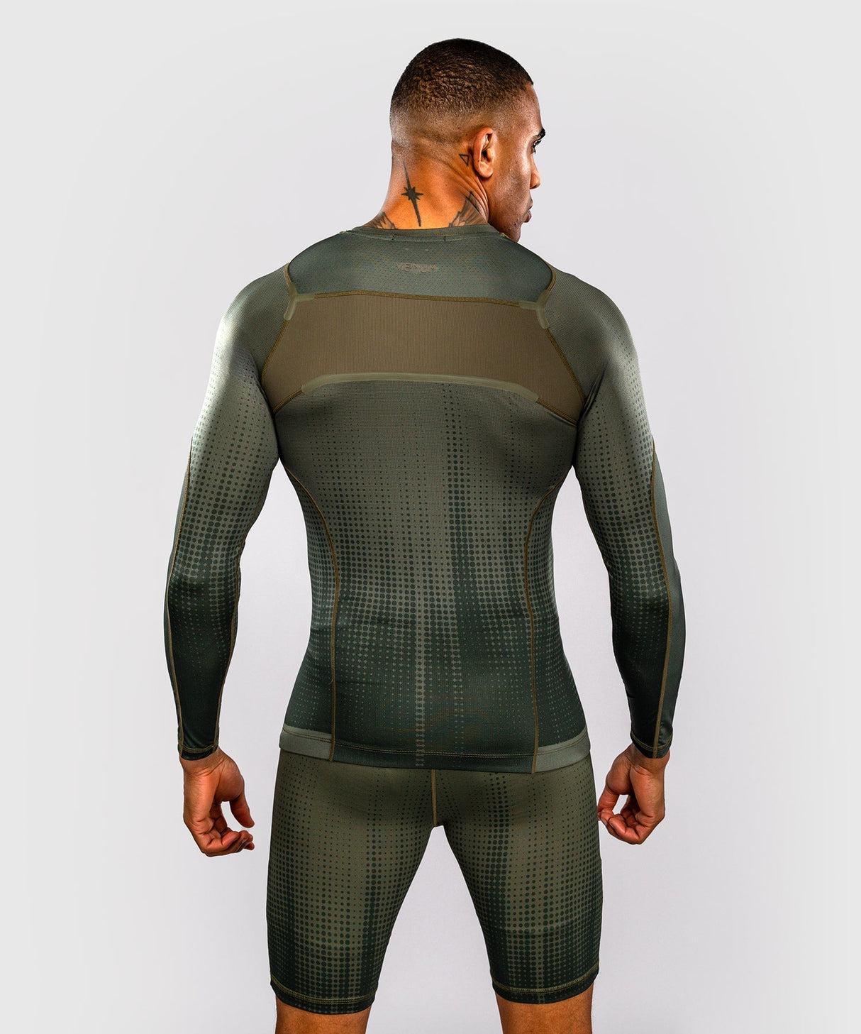 Venum Rashguard Stealth Lange Ärmel - Khaki/Militärgrün
