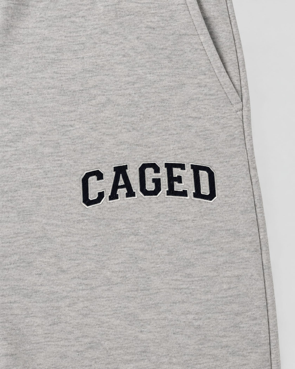 Caged Jogginghose Varsity - Grau Meliert