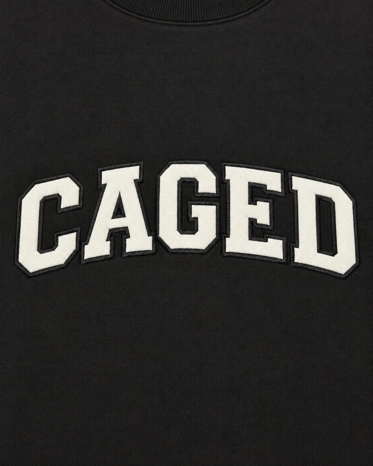 Caged Sweater Varsity - Schwarz