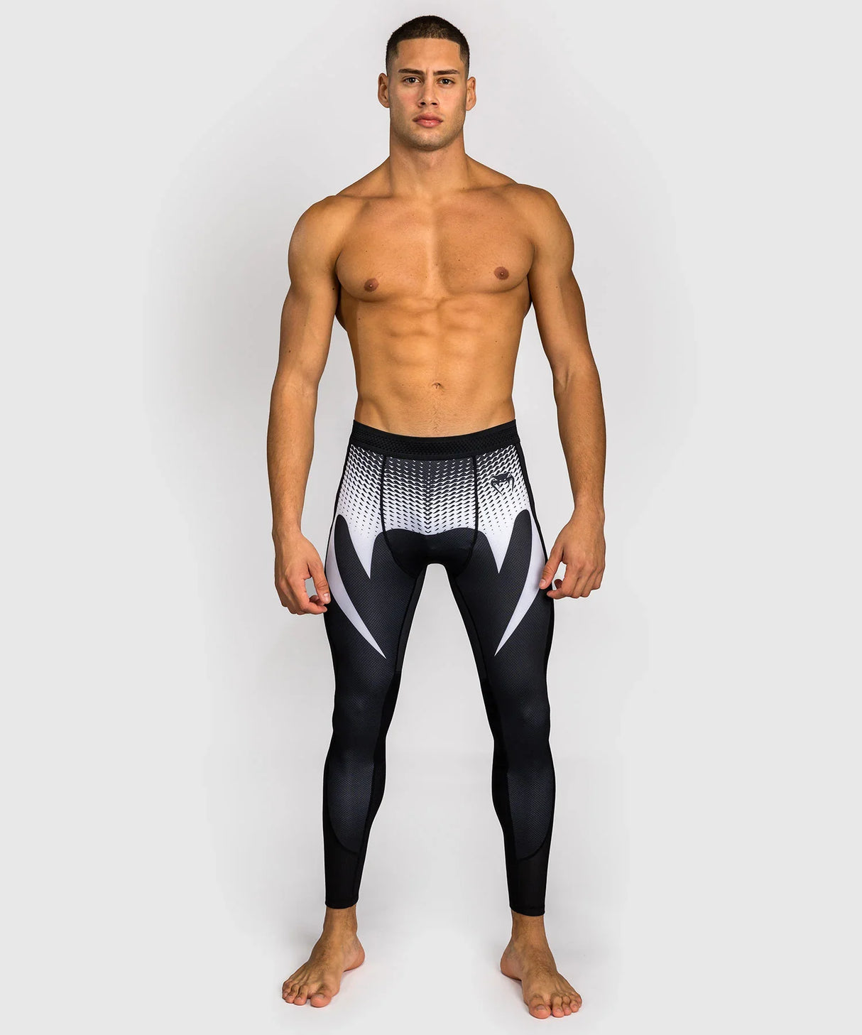 Venum No Gi Spats – Schwarz/Weiss