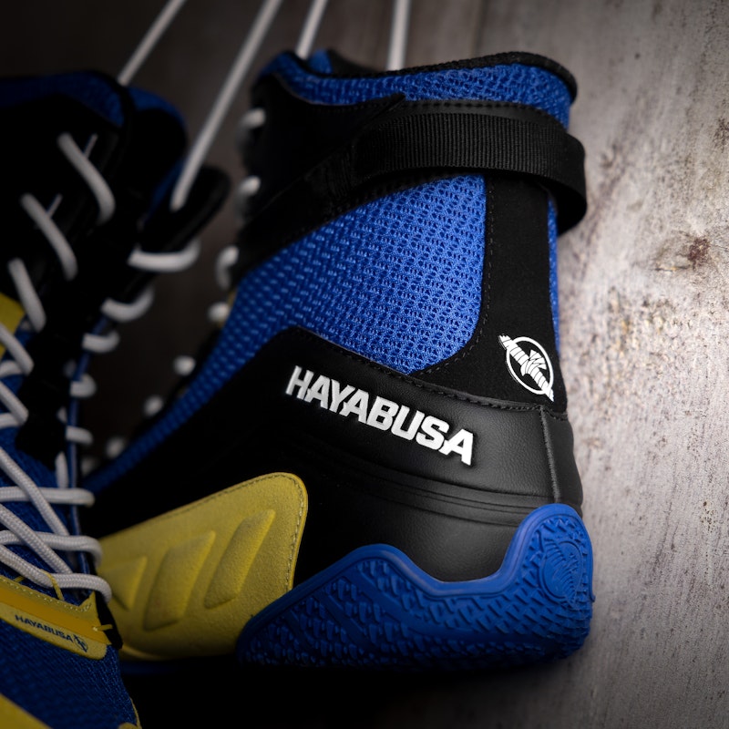 Hayabusa Boxschuhe Talon - Blau/Gelb