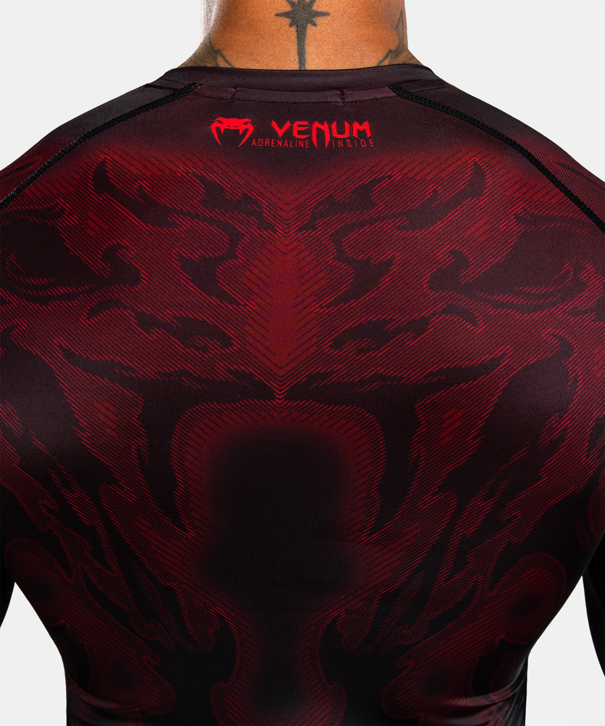 Venum Rashguard Spectre Lange Ärmel - Schwarz/Rot