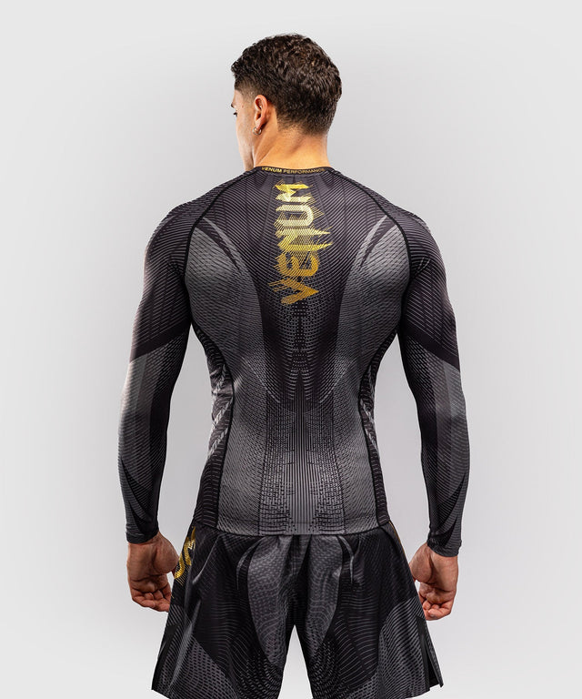 Venum Rashguard Galactic 3.0 Lange Ärmel - Schwarz/Gold