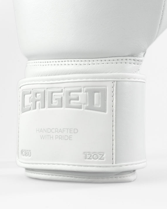Caged Boxhandschuhe 'X' Series - Weiss/Weiss