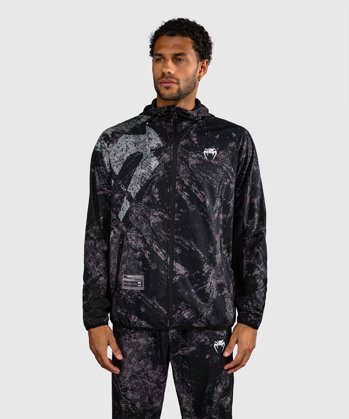 Venum Trainings-Jacke Rage & Workout – Schwarz/Grau