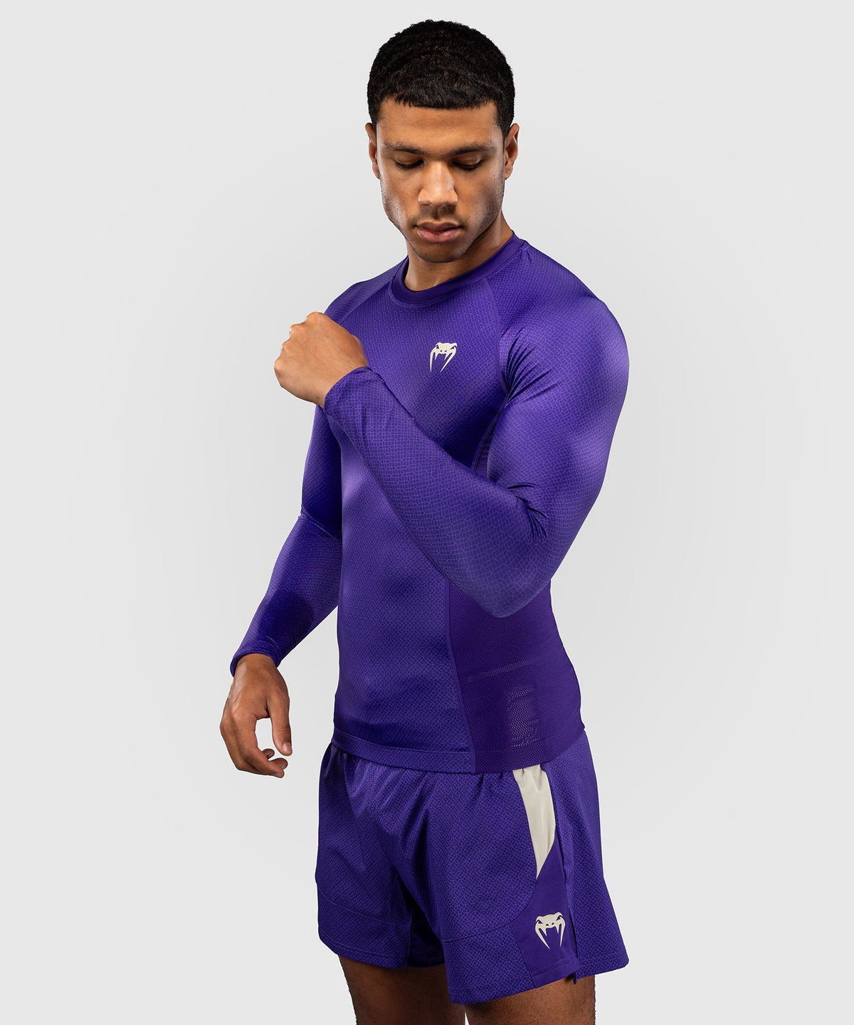 Venum Rashguard x Roger Gracie Academy Lange Ärmel - Lila