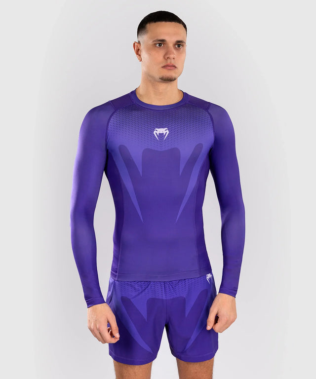 Venum No Gi Rashguard Langarm – Lila
