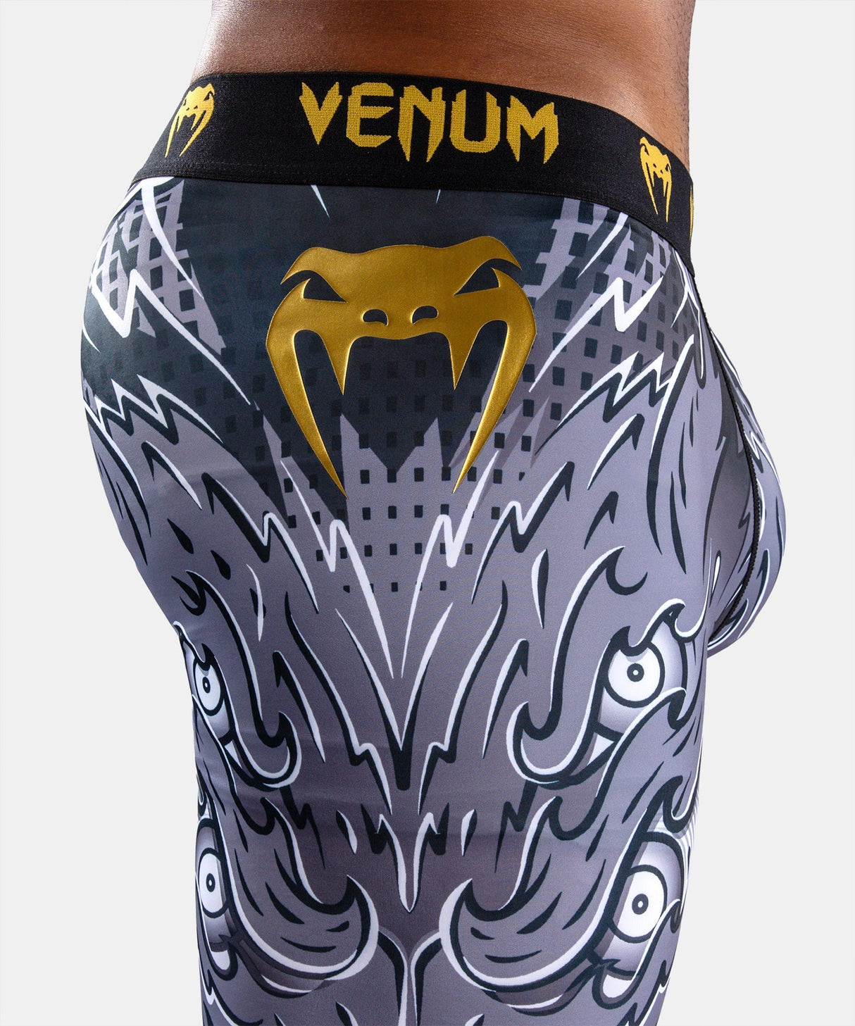Venum Kompressionshose Wolf Atak - Schwarz/Grau
