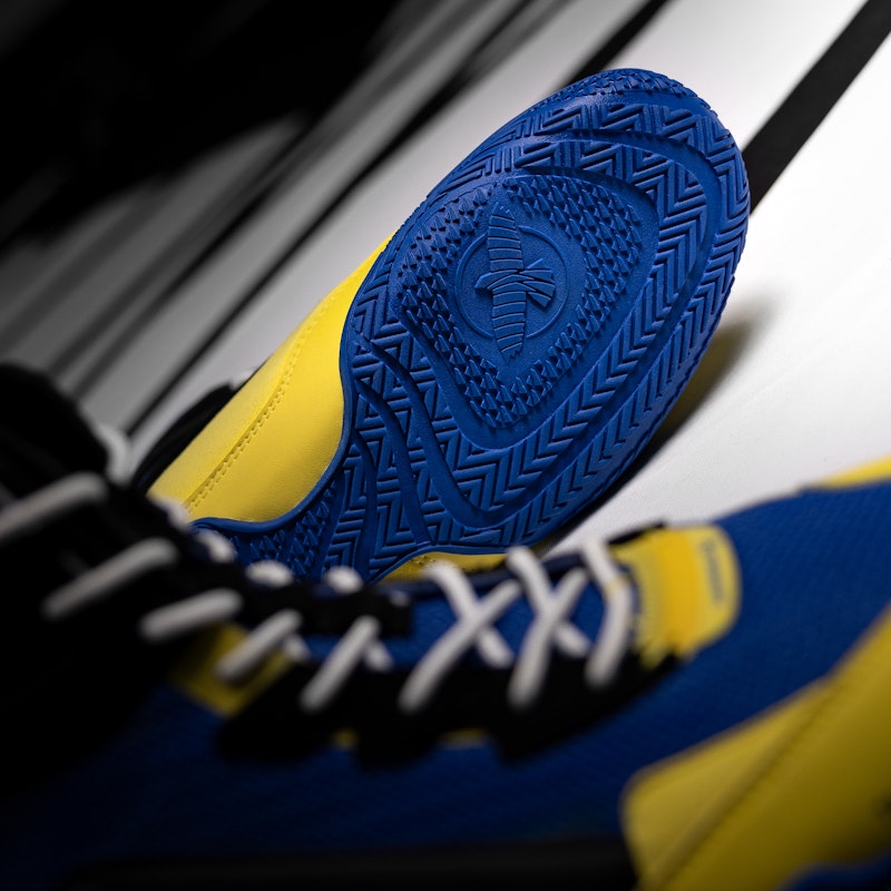 Hayabusa Boxschuhe Talon - Blau/Gelb
