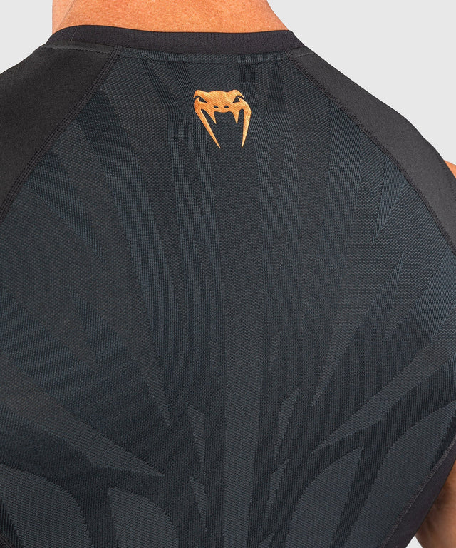 Venum Rashguard G-Fit Revolution Ärmellos - Schwarz/Kupfer