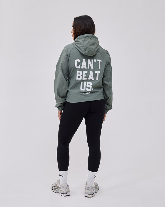 Caged Hooded ultralight windbreaker - Minze