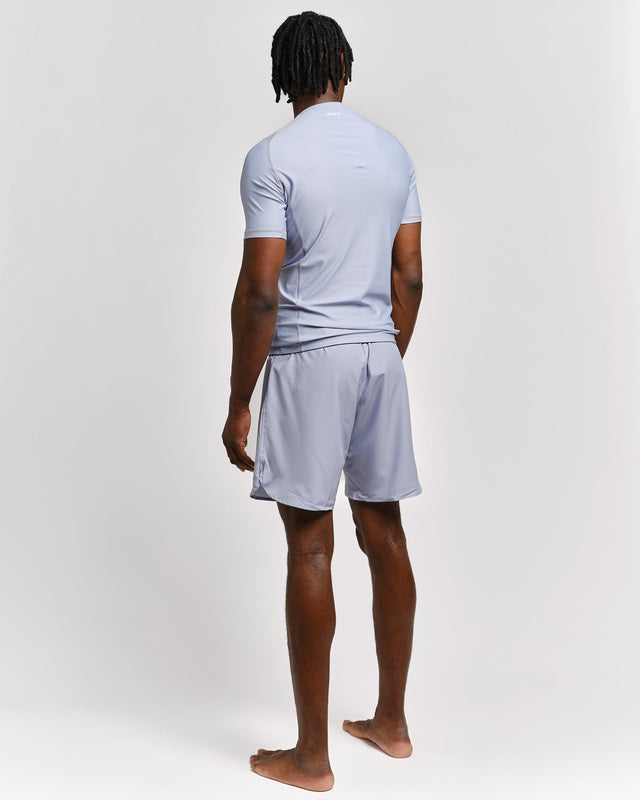 Caged Rashguard Tactical Kurzarm - Gunmetal Grey