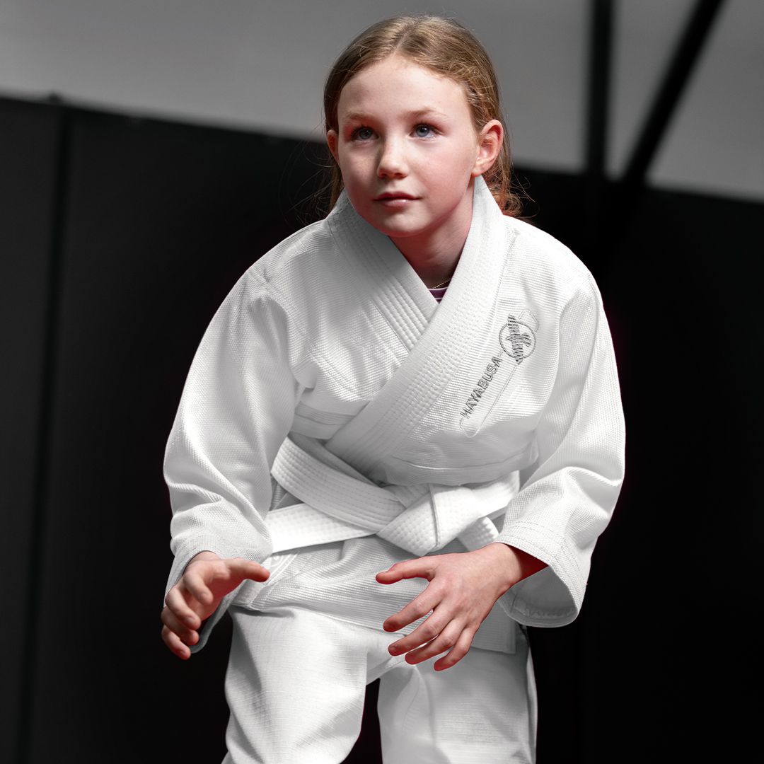 Hayabusa BJJ Gi Essential Kinder - Weiß