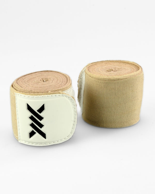 Caged Boxbandagen Essential – Sand (inklusive Waschbeutel)