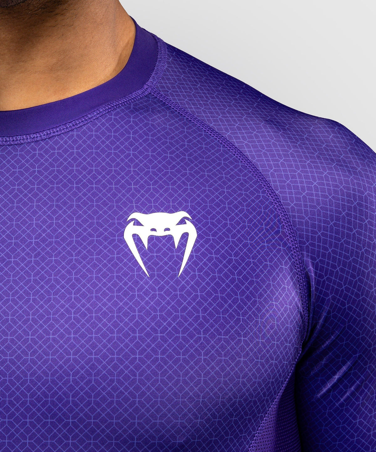 Venum Rashguard x Roger Gracie Academy Kurzarm - Lila