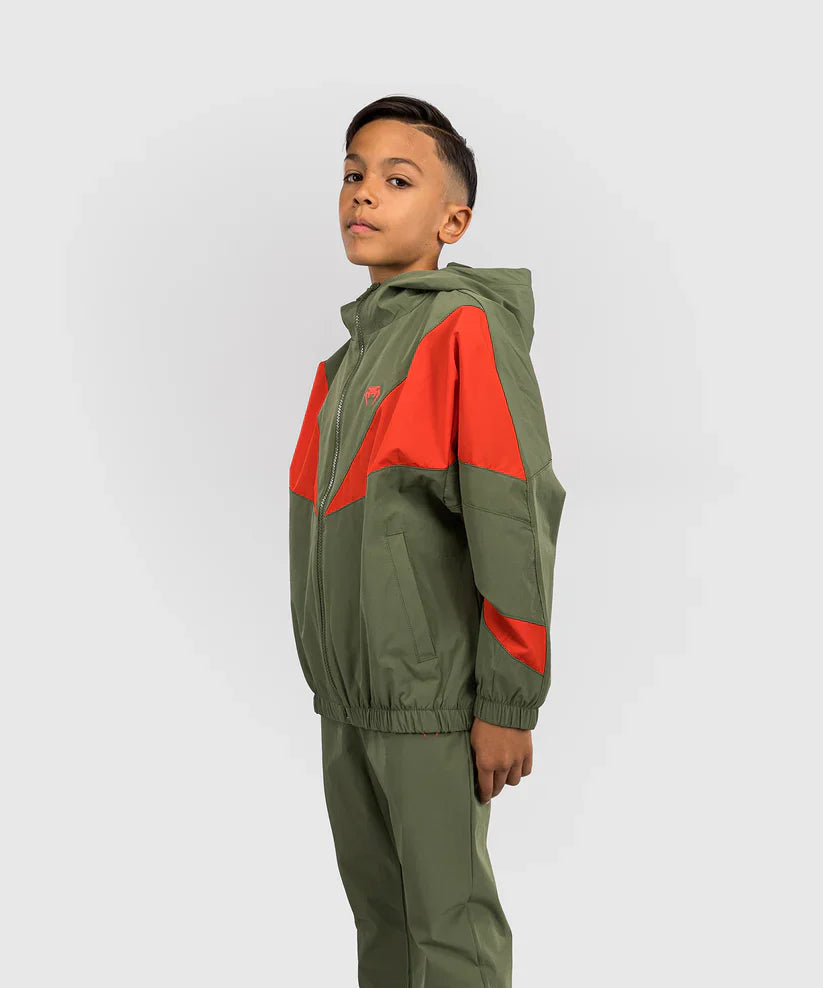 Venum Kids Trainingsjacke Vectra – Armeegrün/Orange