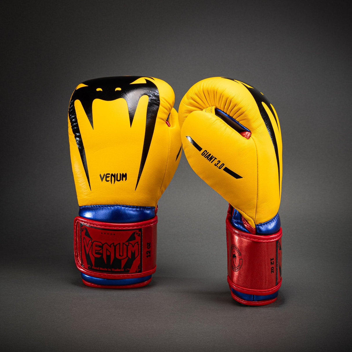 Venum Boxhandschuhe Giant 3.0 – Gelb/Blau/Rot