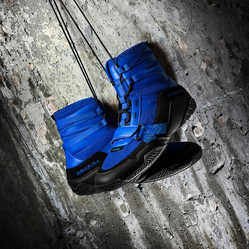 Hayabusa Boxschuhe Strike - Blau/Schwarz