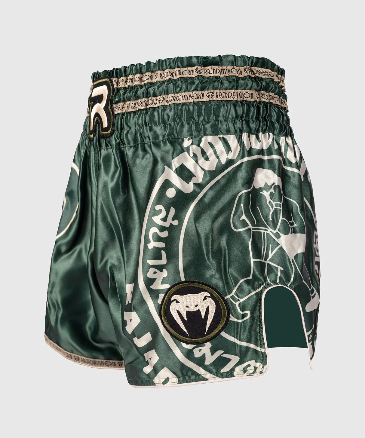 Venum x Rajadamnern Muay-Thai-Shorts – Armeegrün