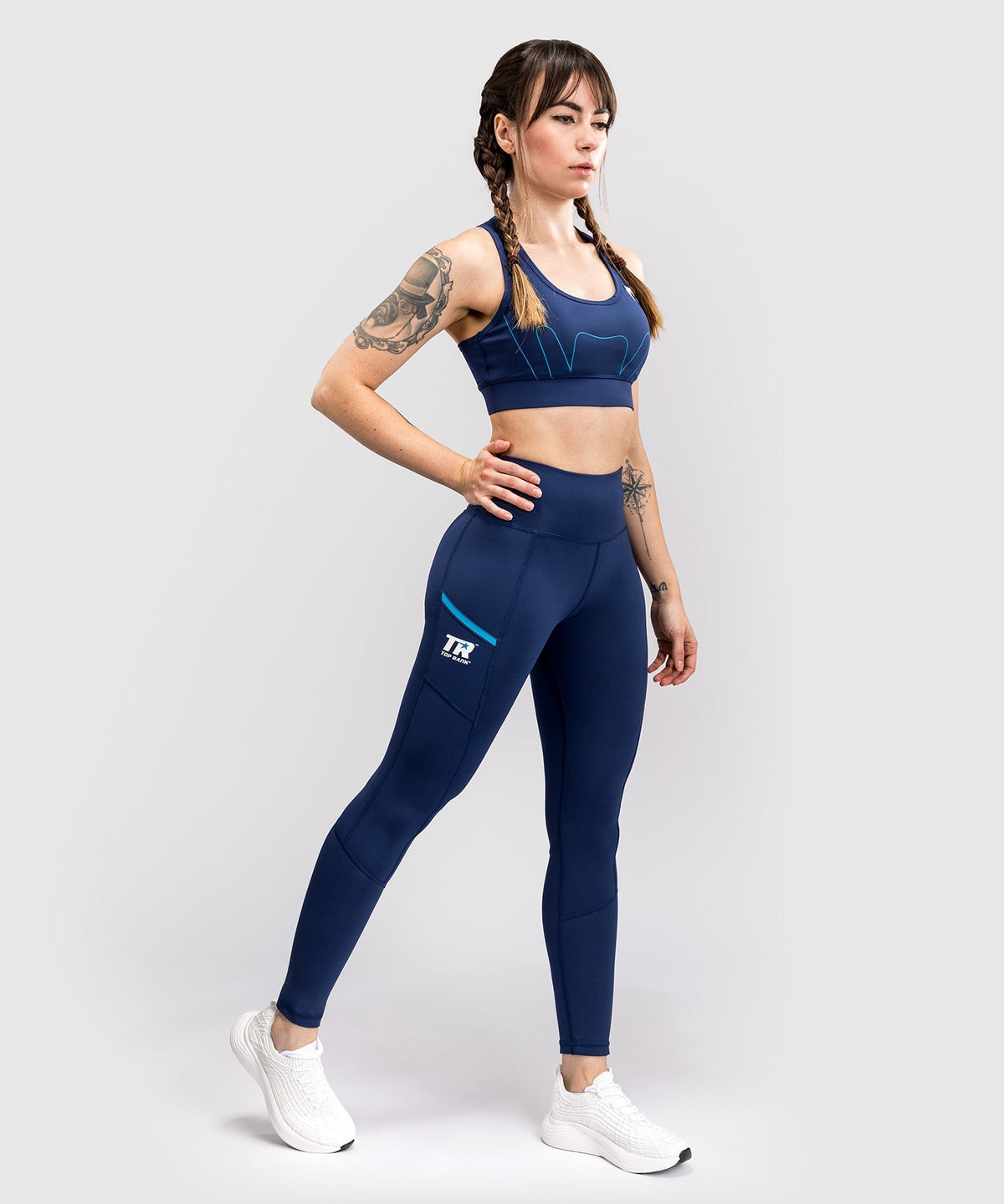 Venum x Top Rank Original Leggings Damen - Marineblau
