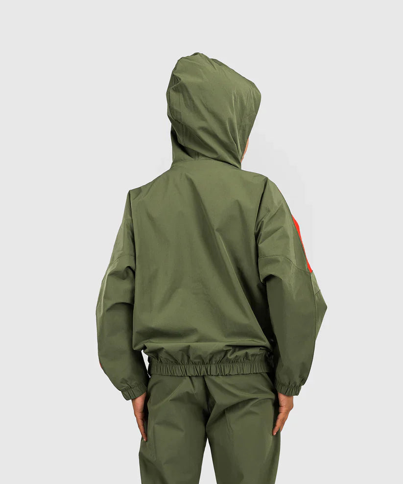 Venum Kids Trainingsjacke Vectra – Armeegrün/Orange
