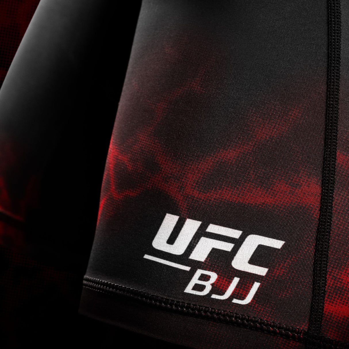 Hayabusa x UFC BJJ Kompressionsshorts - Schwarz/Rot