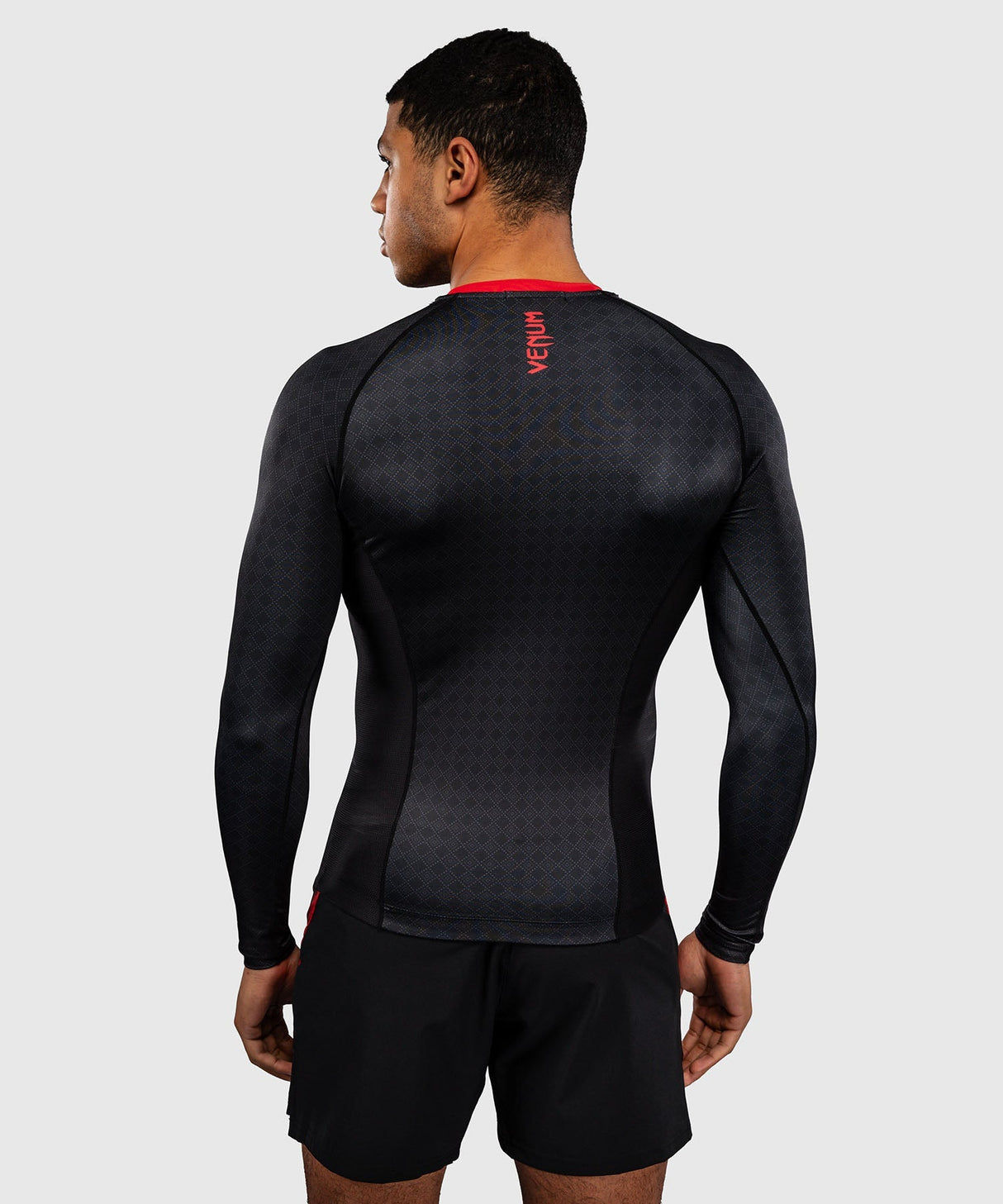 Venum Rashguard x Roger Gracie Lange Ärmel - Schwarz/Rot