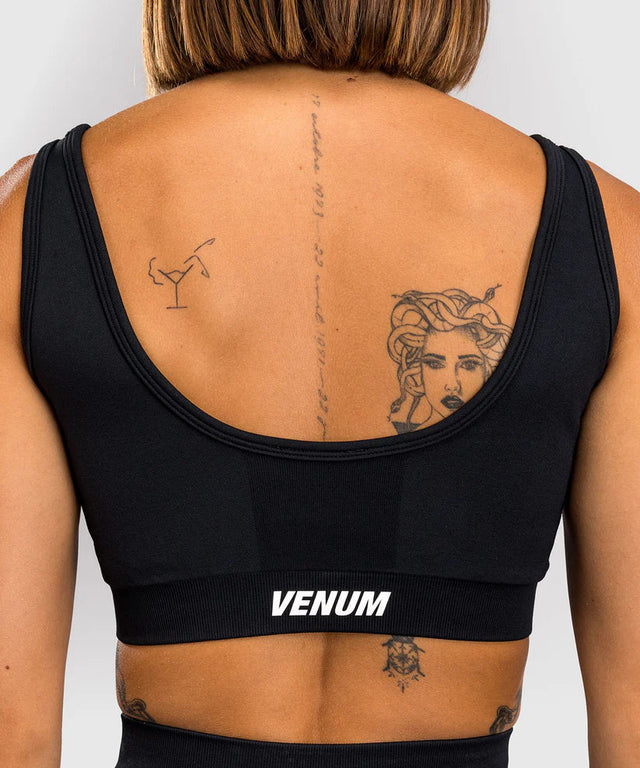 Venum Sculpt Long Sport-BH – Schwarz