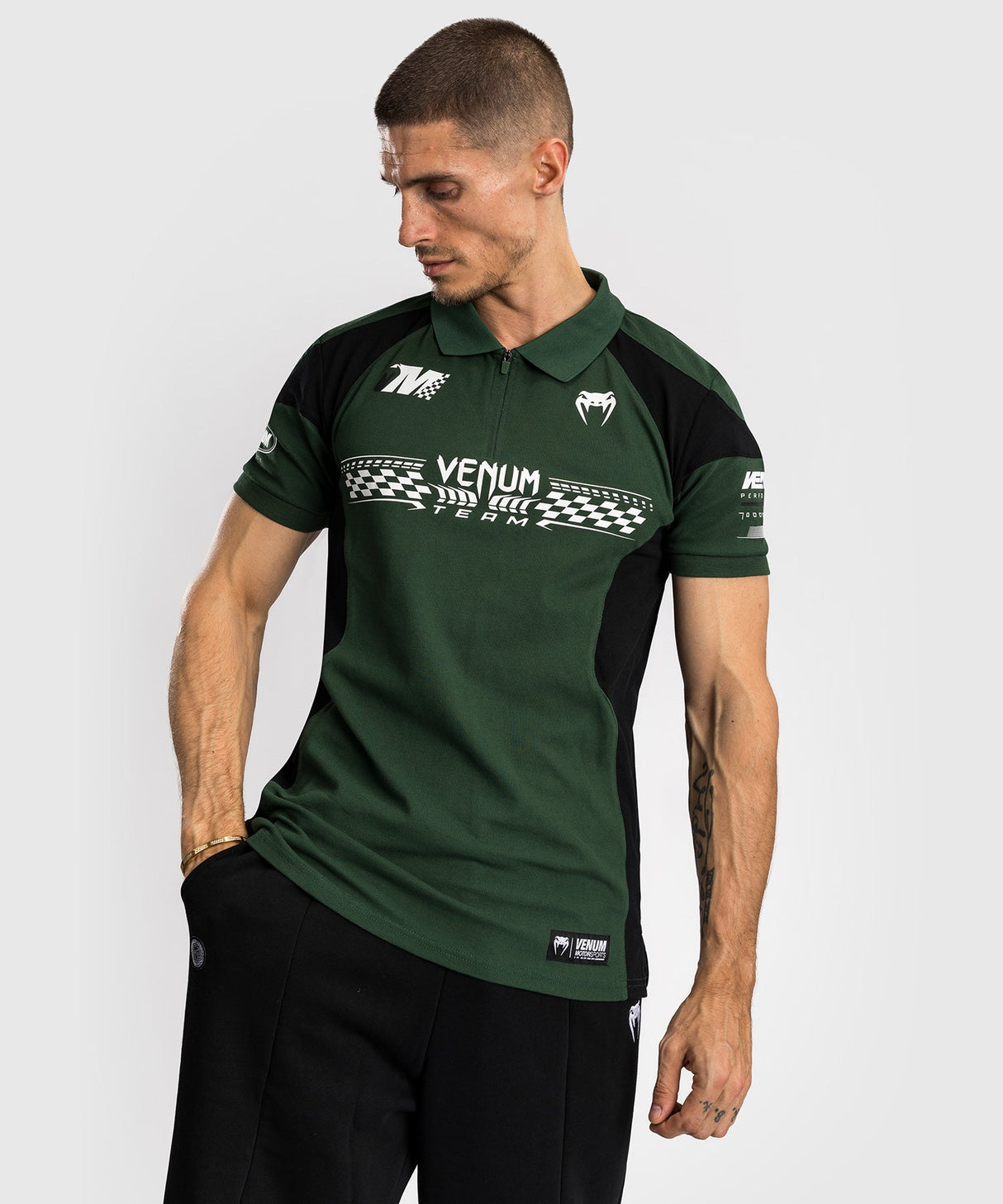 Venum Motorsport Polo - Tiefgrün