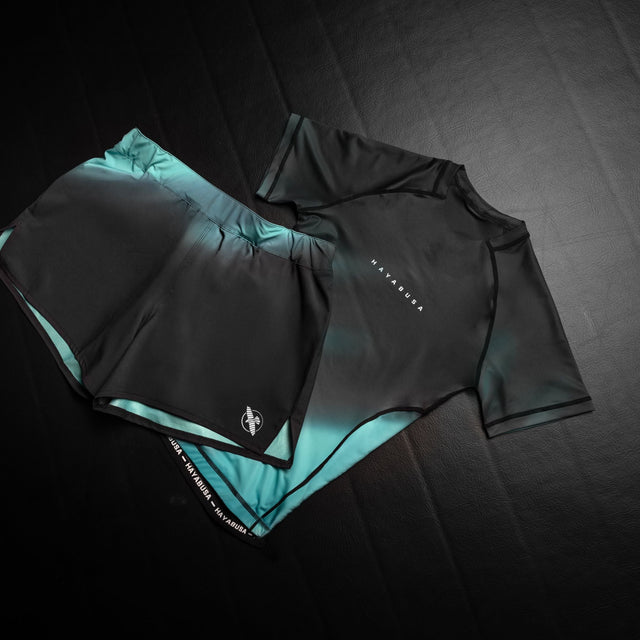 Hayabusa Rashguard Apex Nova Kurzarm Damen - Petrol