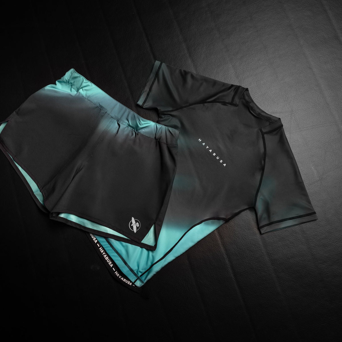 Hayabusa Rashguard Apex Nova Kurzarm Damen - Petrol