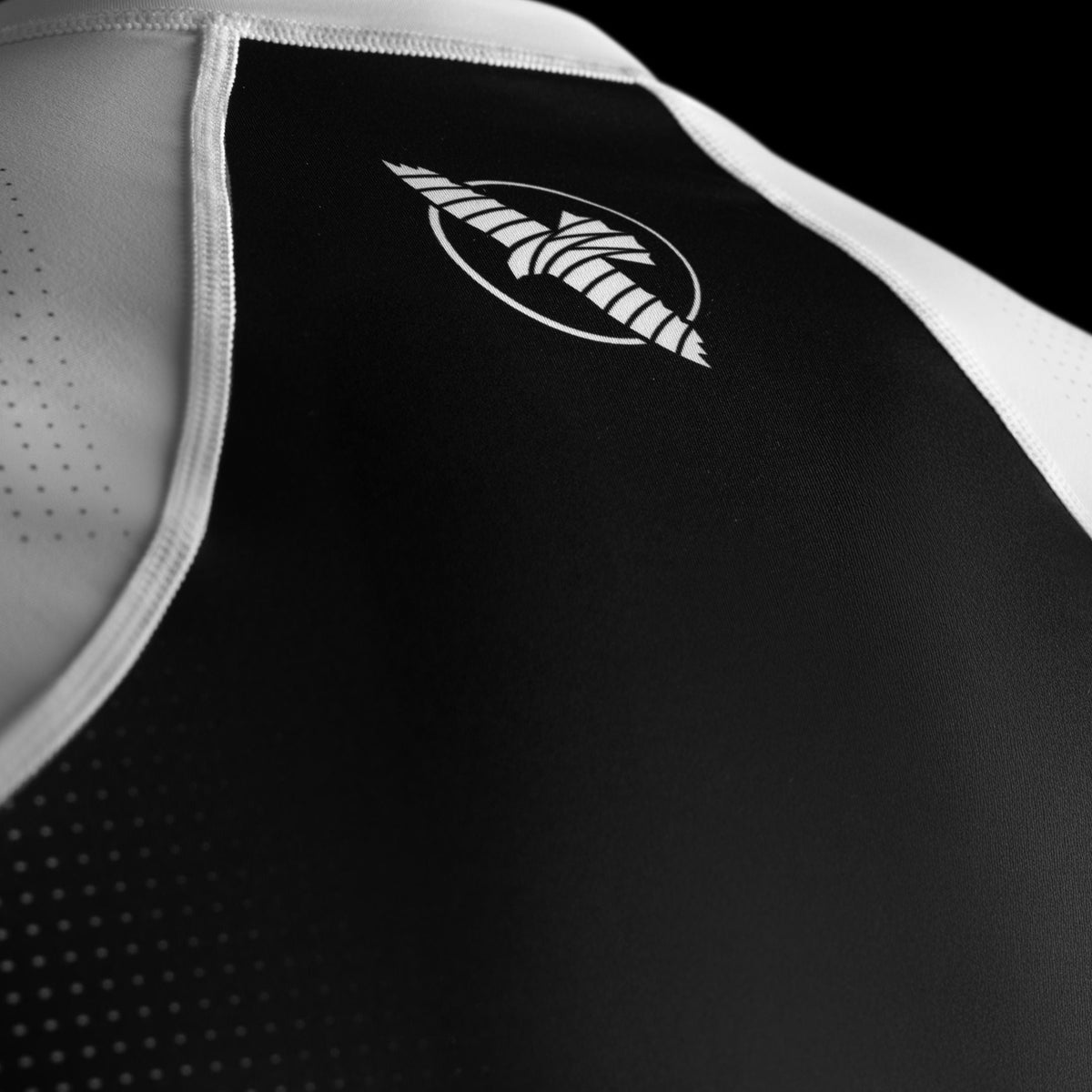 Hayabusa Rashguard Pro Ranked Kurzarm - Weiß