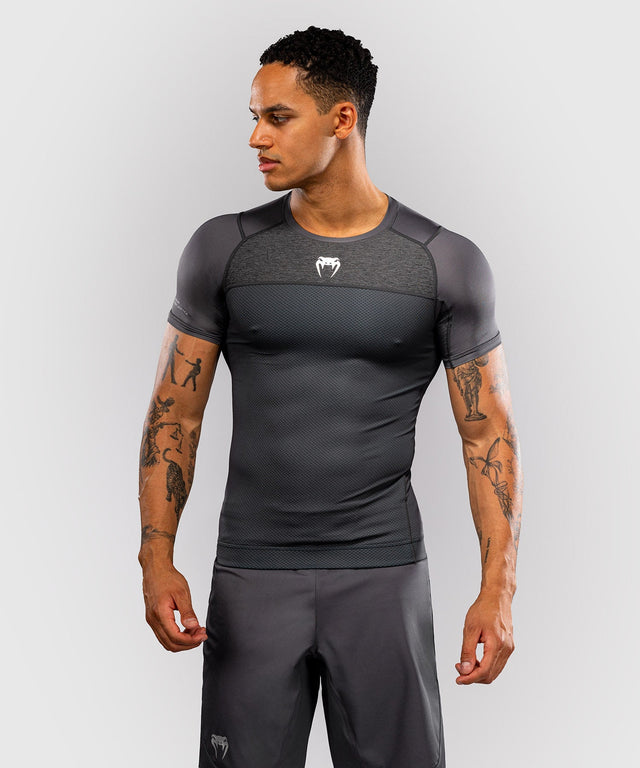 Venum Rashguard G-Fit Scale Kurzarm - Grau