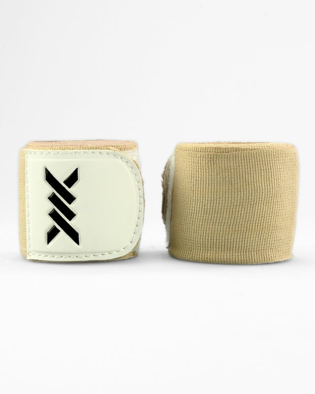 Caged Boxbandagen Essential – Sand (inklusive Waschbeutel)