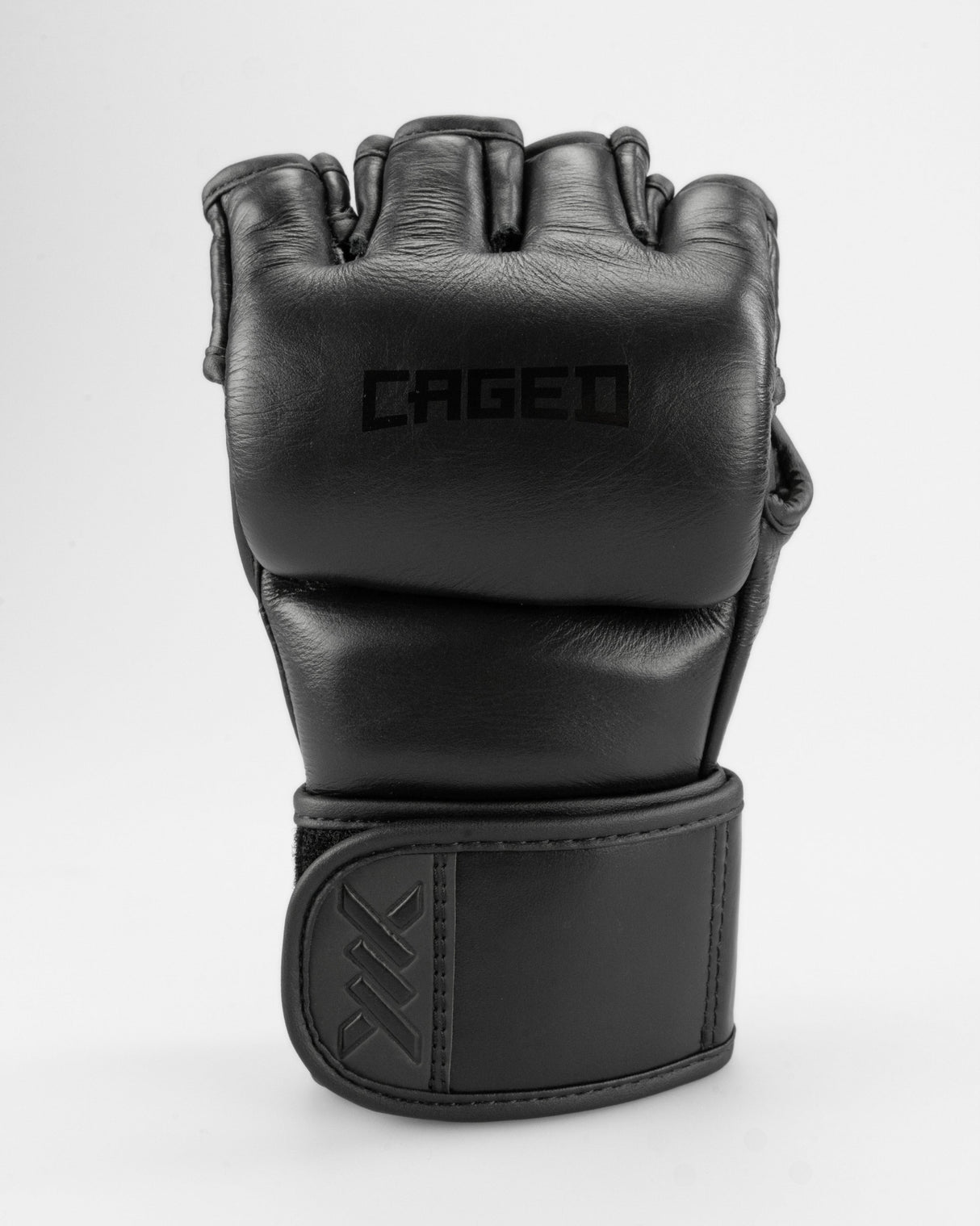 Caged MMA Handschuhe 'X‘ Series - Schwarz/Schwarz