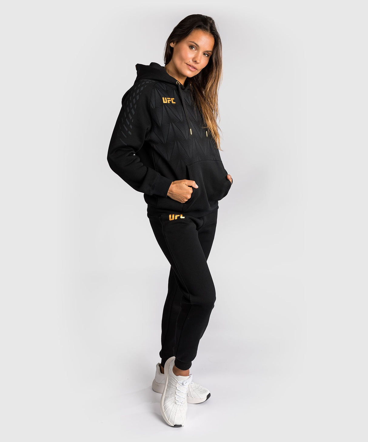 Venum UFC Hoodie Zenith Damen - Schwarz/Gold