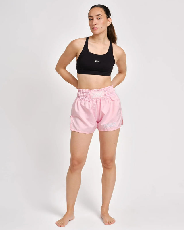 Caged Muay Thai Shorts Classic - Hellrosa vrouw
