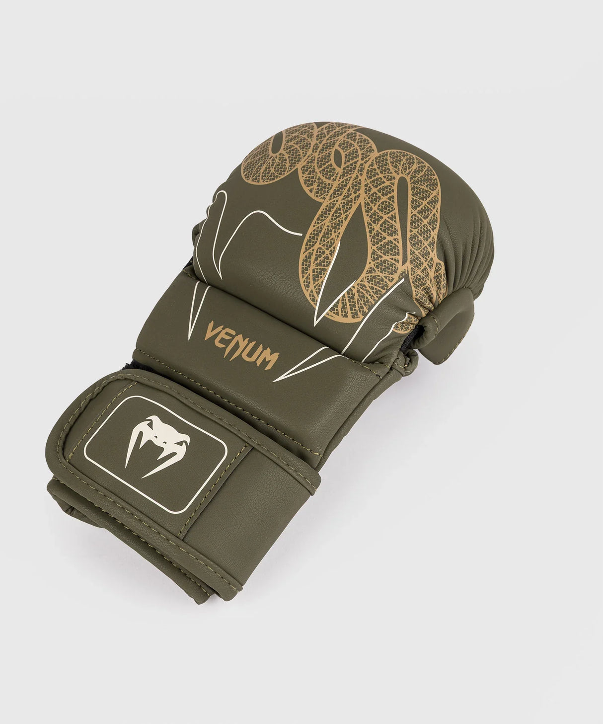 Venum MMA-Handschuhe Sparring Serpenti – Khaki-Grün