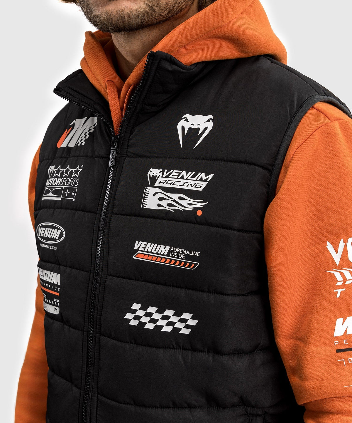 Venum Daunenweste Motorsport - Schwarz
