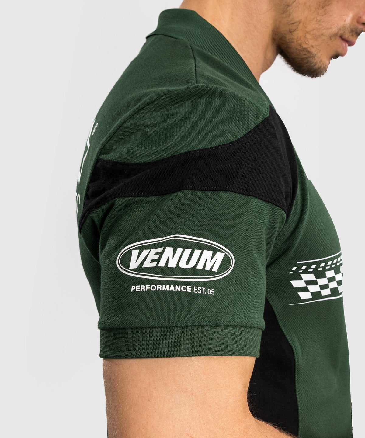 Venum Motorsport Polo - Tiefgrün