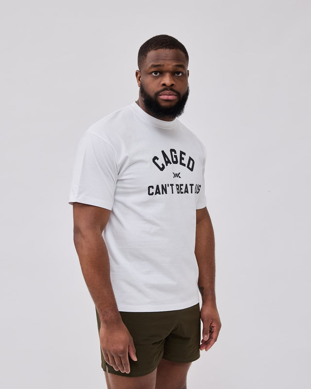 Caged Club T-shirt - Weiss