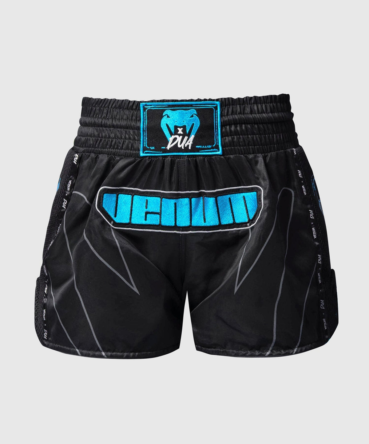 Venum Muay-Thai-Shorts x Dua - Schwarz/Electric Blue