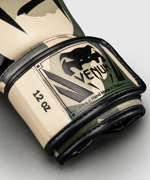Venum Boxhandschuhe Elite - Khaki/Offwhite