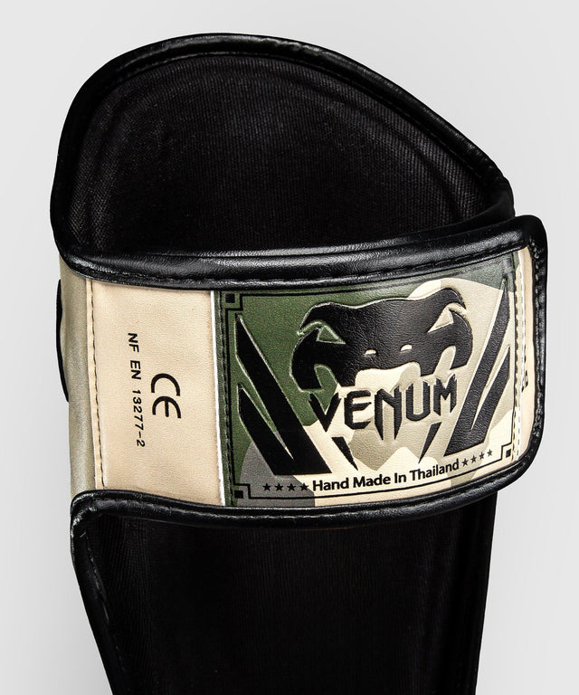 Venum Schienbeinschoner Elite - Khaki/Offwhite